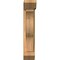 Ekena Millwork Funston Slat Smooth Bracket w/ Offset Brace, Western Red Cedar, 5 1/2"W x 16"D x 28"H BKT0604X16X28FST06SWR - alternate 2